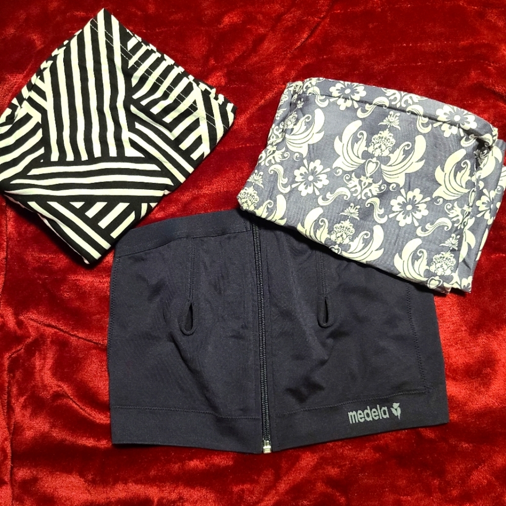 Like new pumping bra and breastfeeding covers